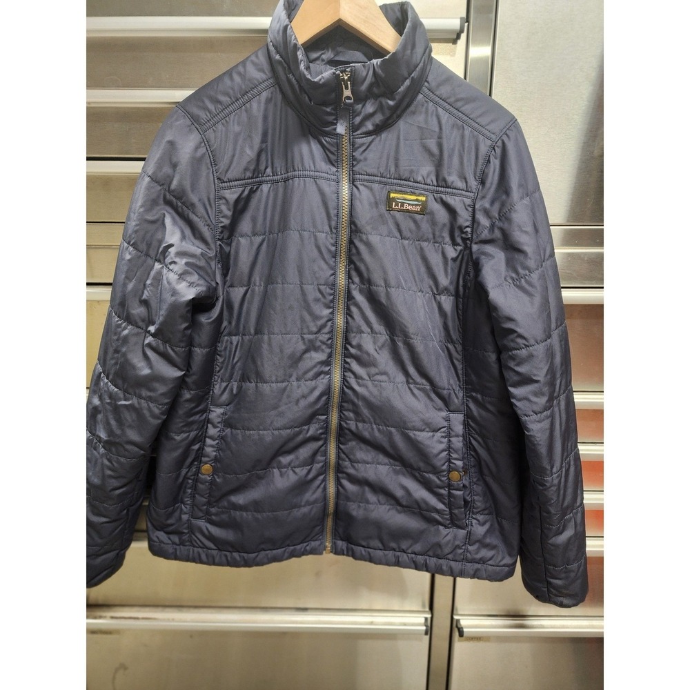 🏕L.L. Bean Mountain Puffer Navy Y2K CABINCORE hike gorpcore streetwear camping - Picture 9 of 11